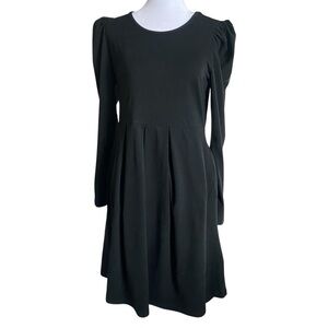 Black Long Sleeve Dress with Pockets Size Small